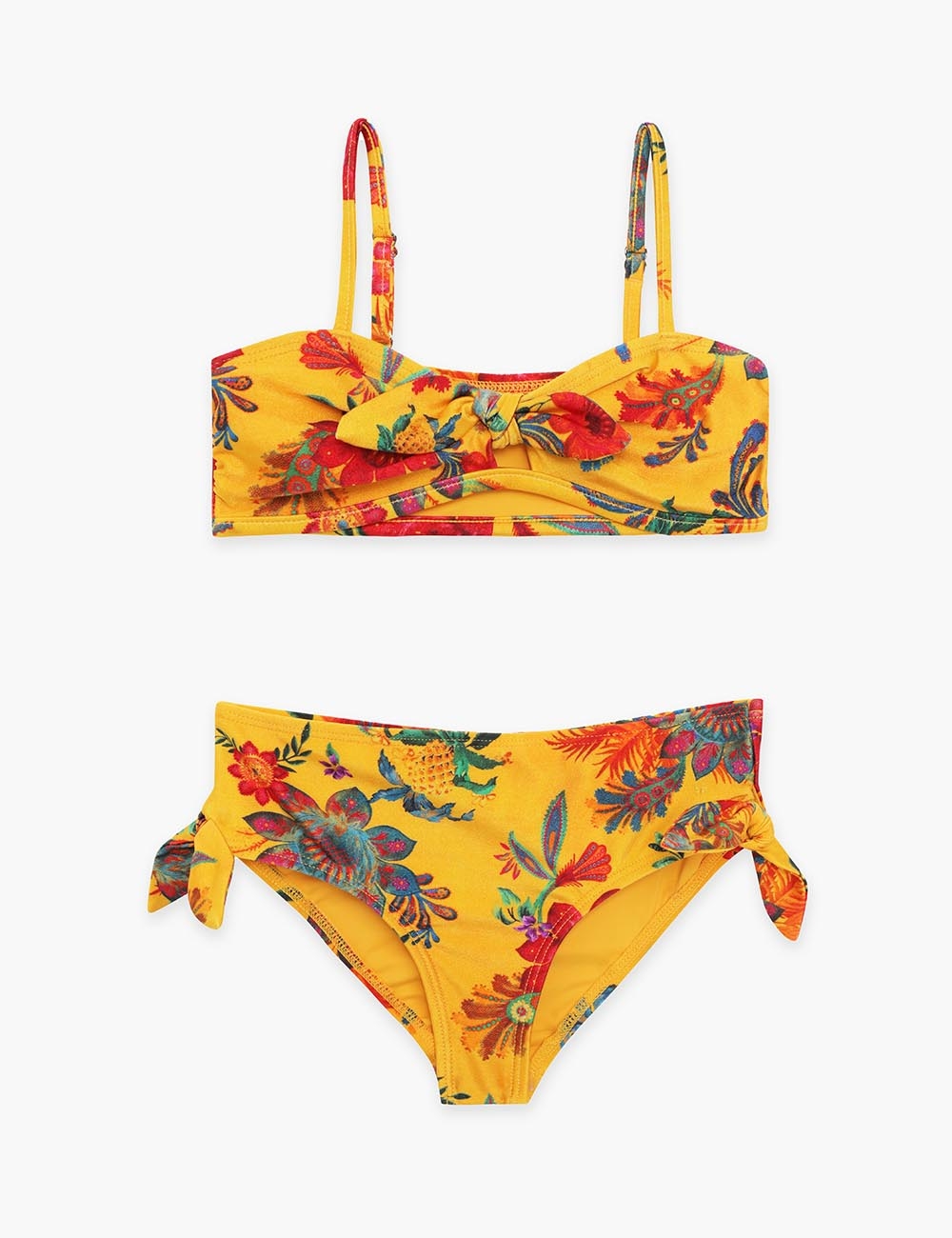 Ginger Tie Bikini Yellow Floral Online Zimmermann